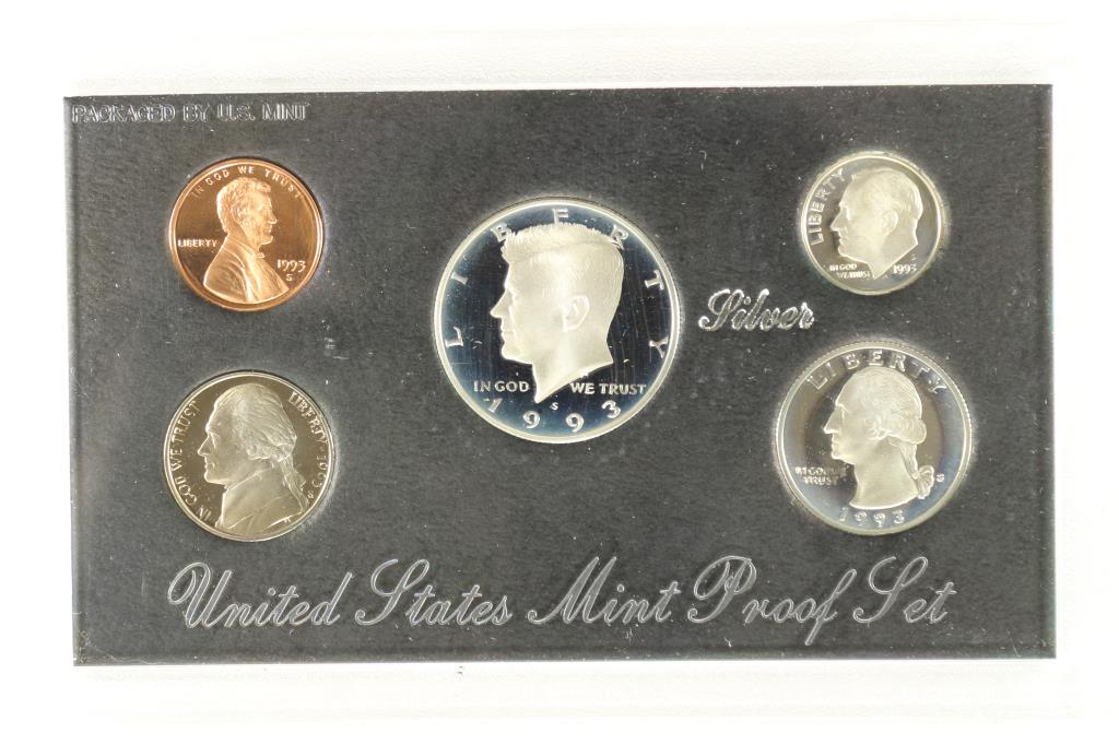 1993 US SILVER PROOF SET (WITHOUT BOX) (1 of 2)
