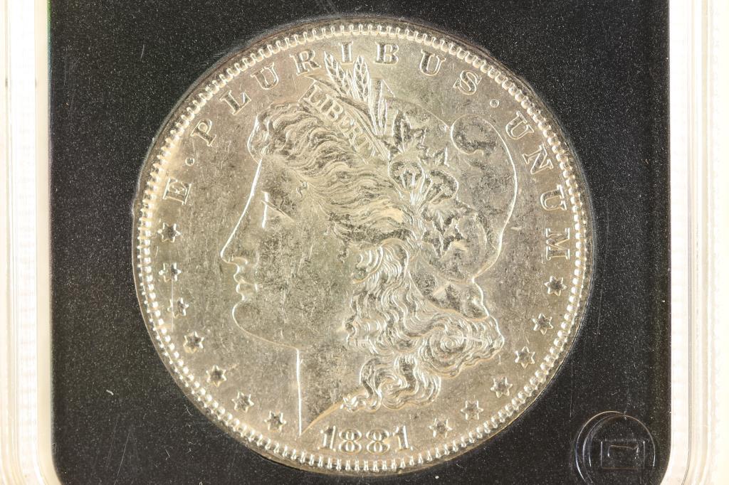 1881 MORGAN SILVER DOLLAR UNC (1 of 3)