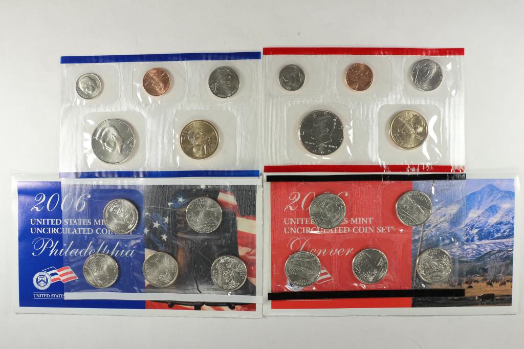 2006 US MINT SET (UNC) P/D (WITH ENVELOPE) (1 of 2)
