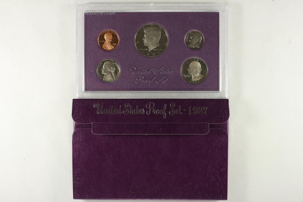 1987 US PROOF SET (WITH BOX) (1 of 2)