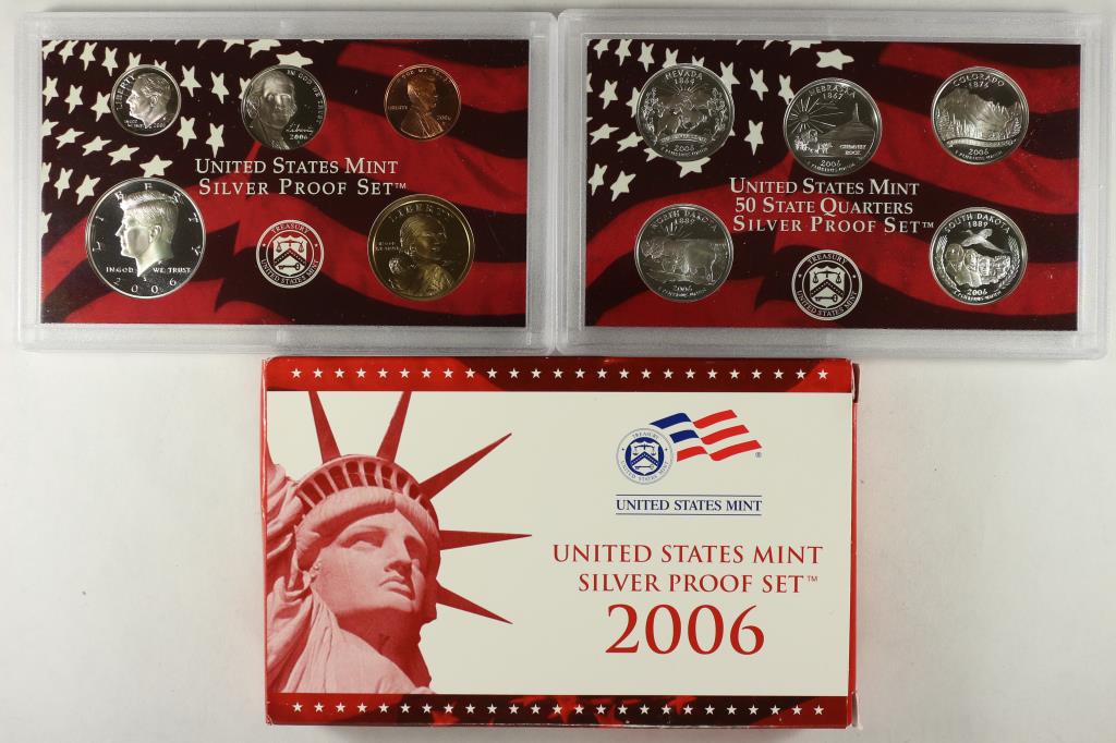 2006 US SILVER PROOF SET (WITH BOX) (1 of 2)