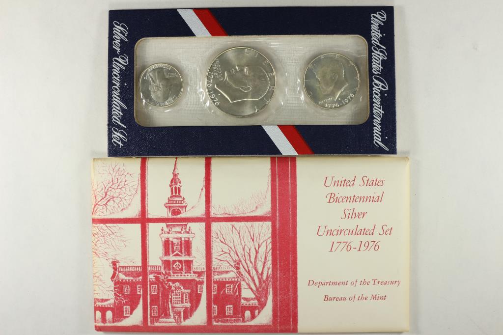1976 US BICENTENNIAL SILVER UNC SET (1 of 2)