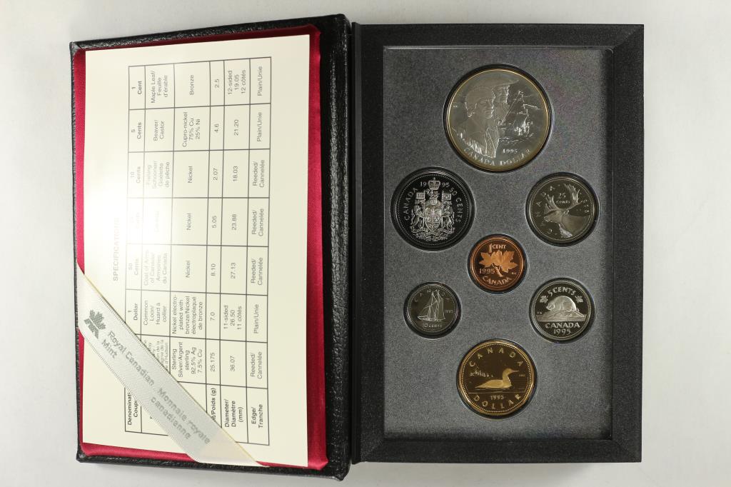 1995 CANADA DOUBLE DOLLAR PROOF SET HUDSON (1 of 3)