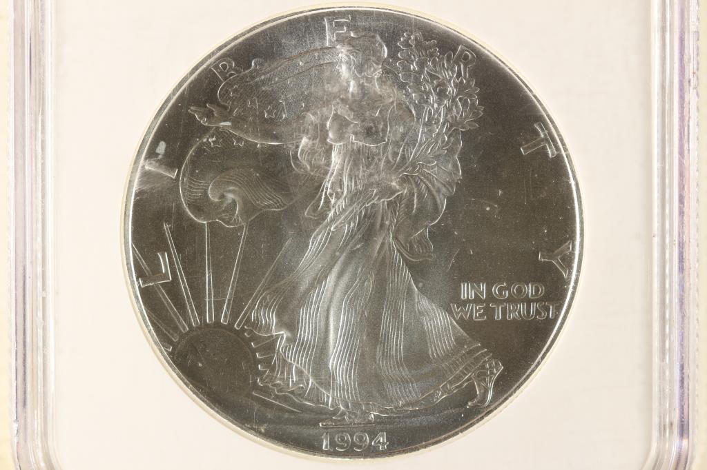 1994 AMERICAN SILVER EAGLE NGC MS69 (1 of 3)
