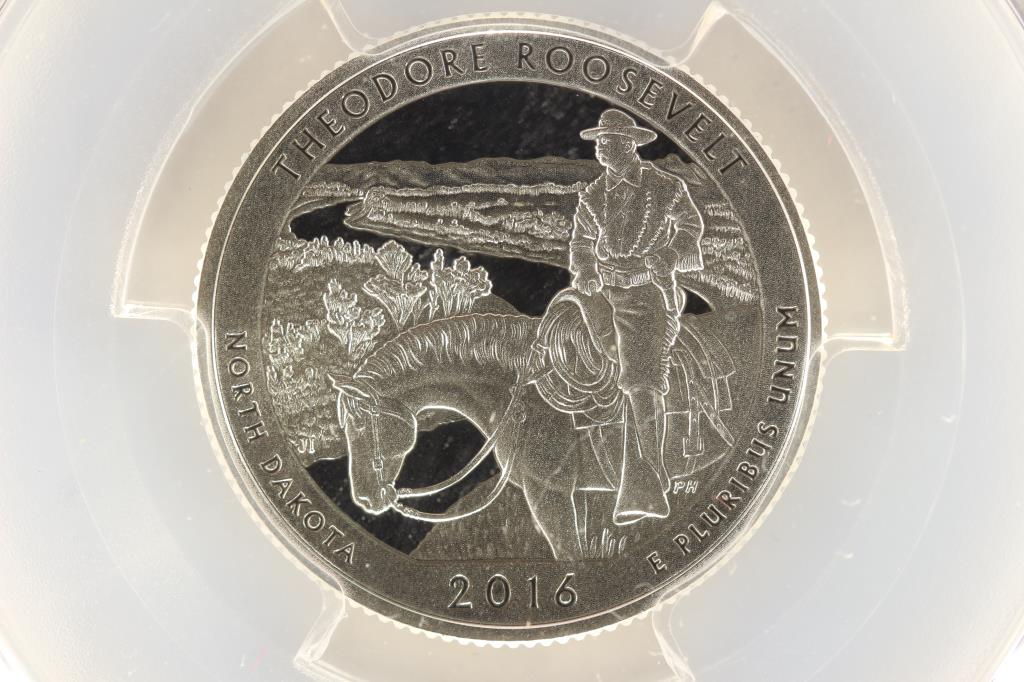 2016-S SILVER THEODORE ROOSEVELT N.P. QUARTER (1 of 3)