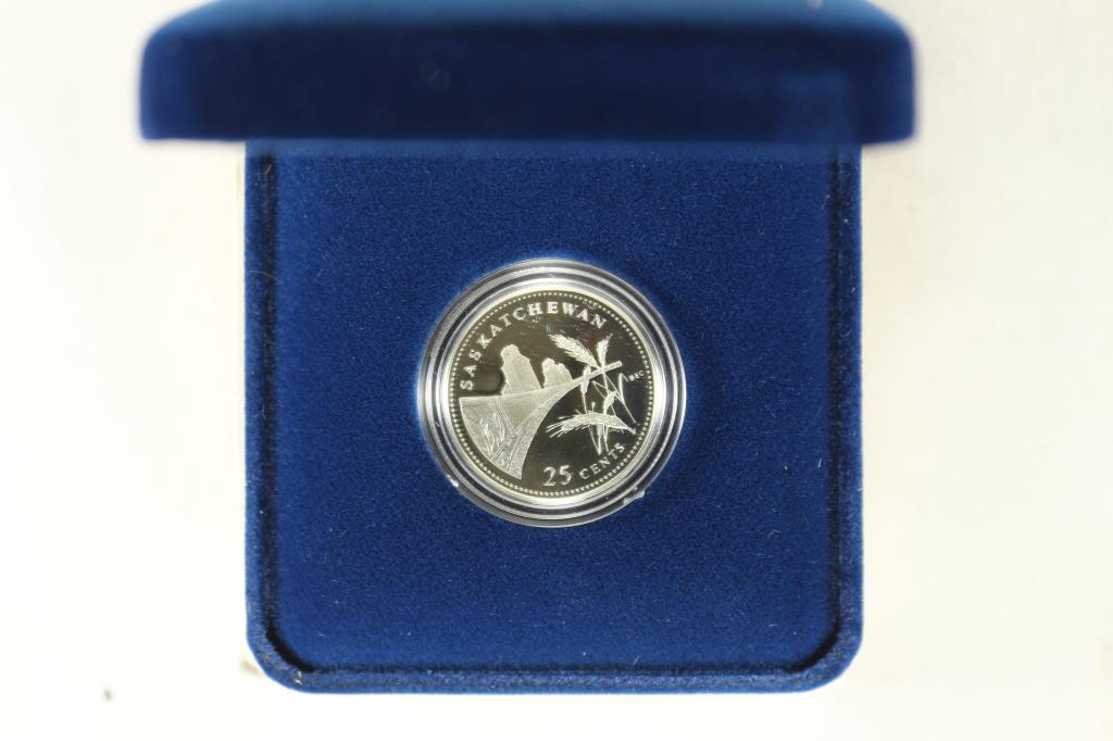 1992 CANADA COMMEMORATIVE SASKATCHEWAN SILVER (1 of 4)