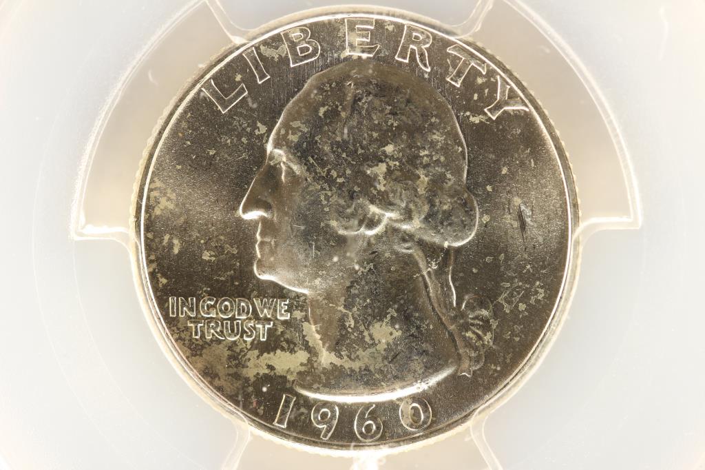 1960-D WASHINGTON SILVER QUARTER PCGS MS64 (1 of 3)
