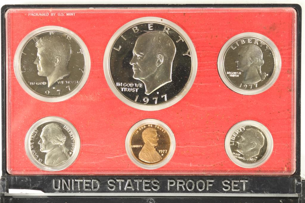 1977 US PROOF SET (WITHOUT BOX) (1 of 2)