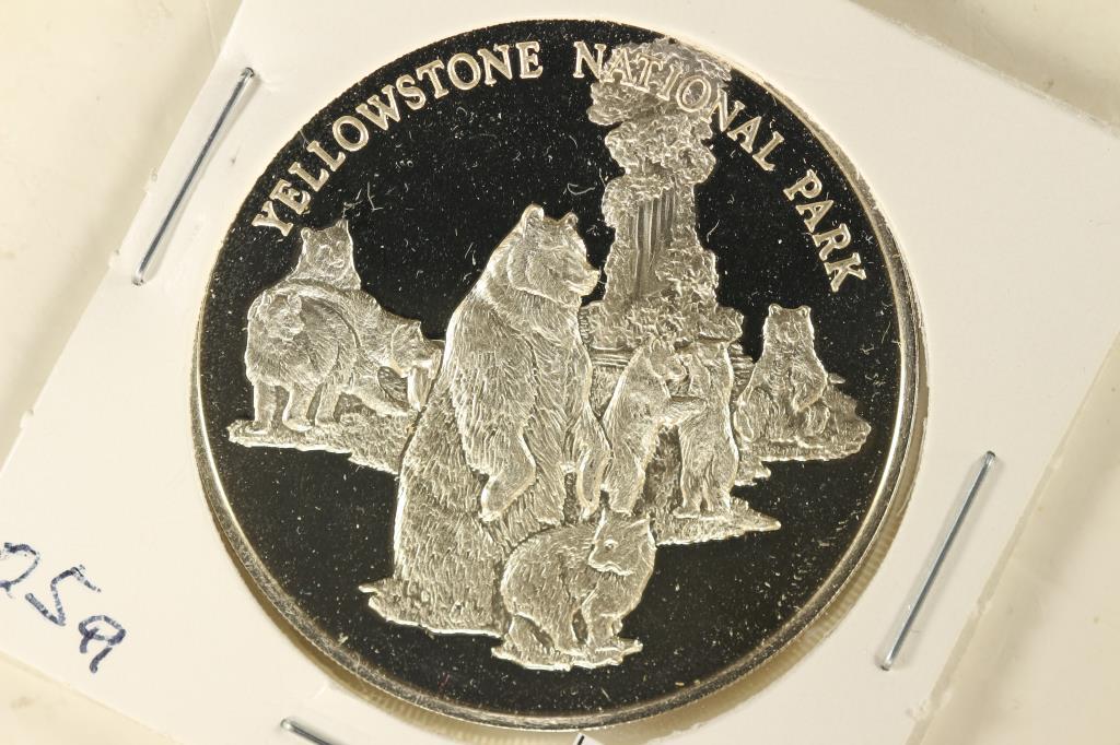 25 GRAM STERLING SILVER PROOF ROUND YELLOWSTONE (1 of 2)