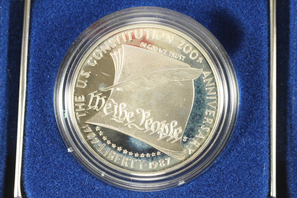1987 US CONSTITUTION PROOF SILVER DOLLAR (1 of 3)