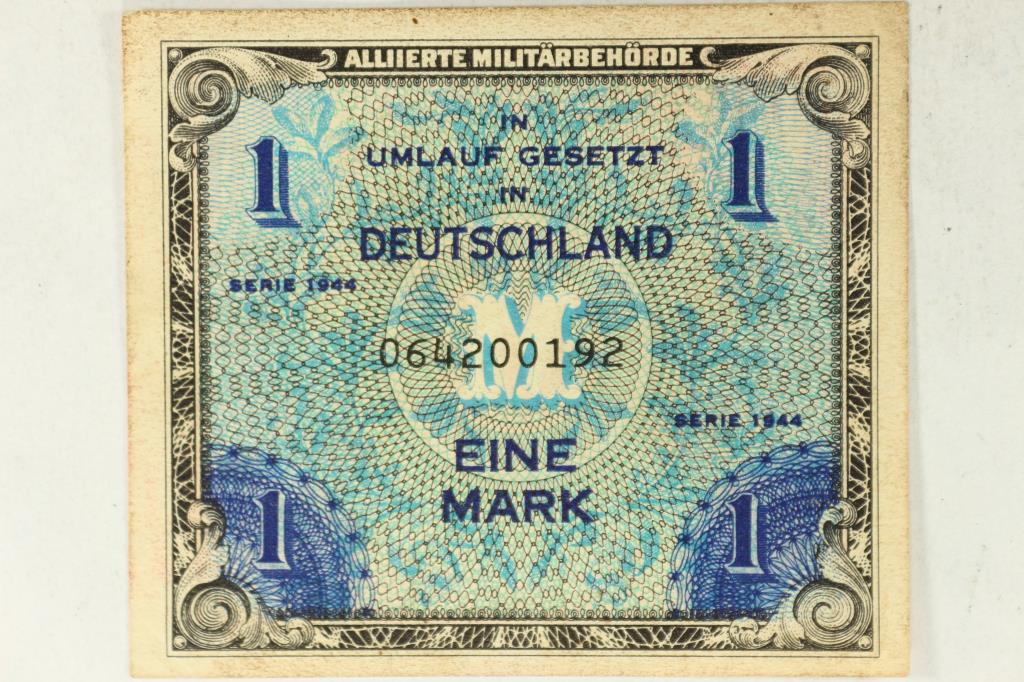 1944 GERMAN MILITARY PAYMENT CERTIFICATE (1 of 2)