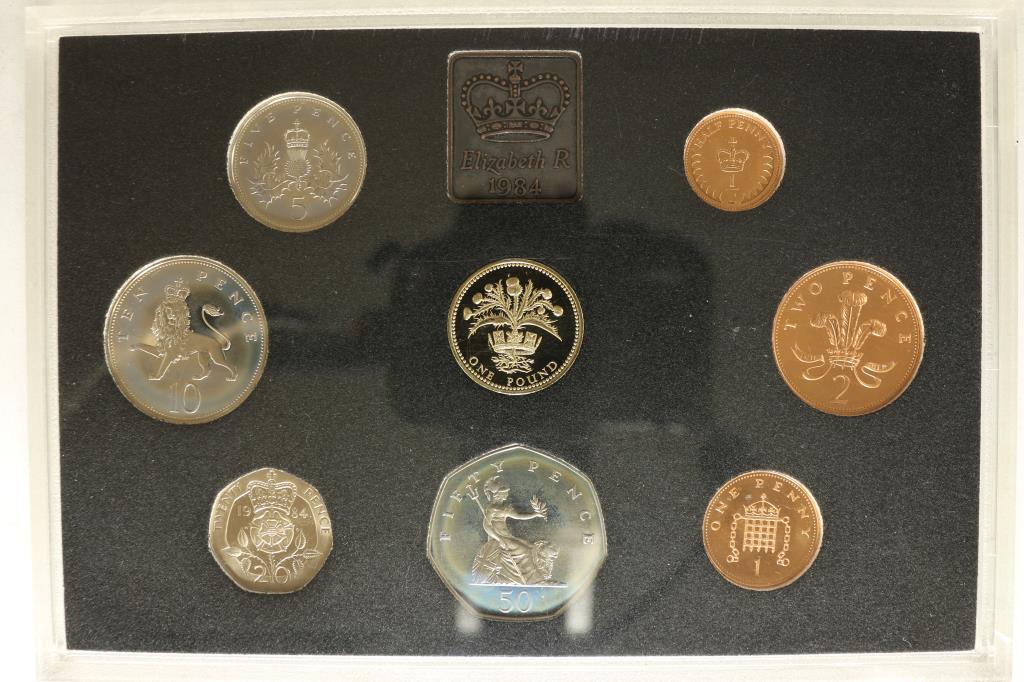 1984 UNITED KINGDOM PROOF SET NO BOX (1 of 2)