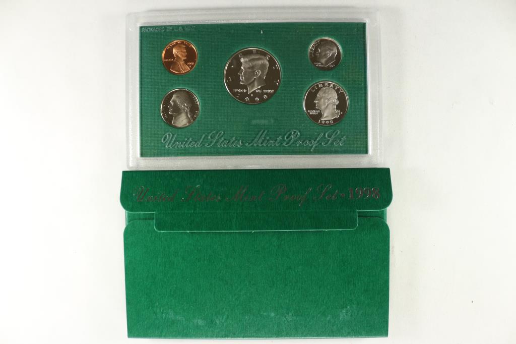 1998 US PROOF SET (WITH BOX) (1 of 2)