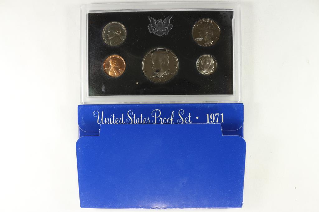 1971 US PROOF SET (WITH BOX) (1 of 2)
