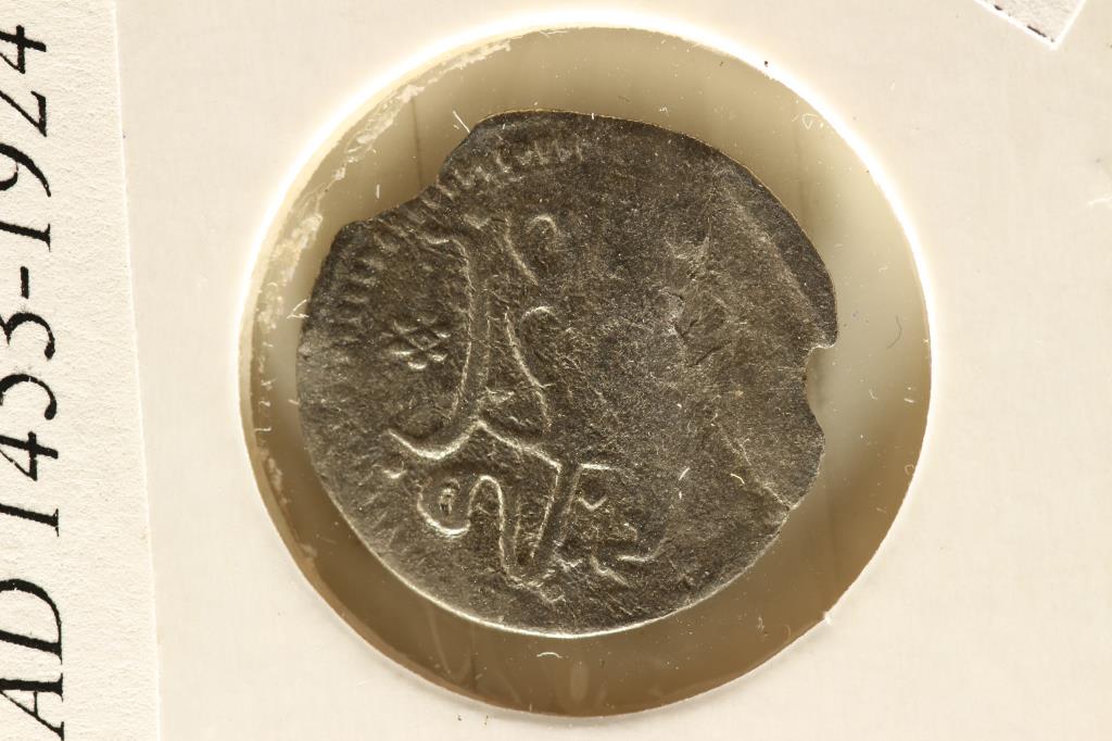 1453-1924 A.D. SILVER AKCE POST CONQUEST OF: BYZANTINE EMPIRE COIN