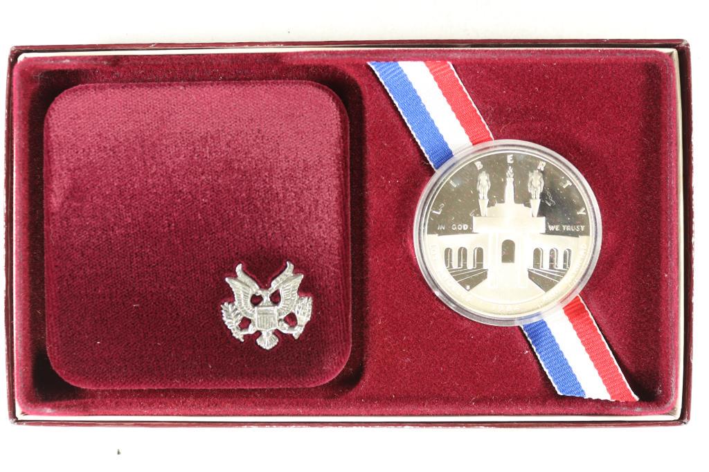 1984-S US OLYMPIC PROOF SILVER DOLLAR (1 of 3)