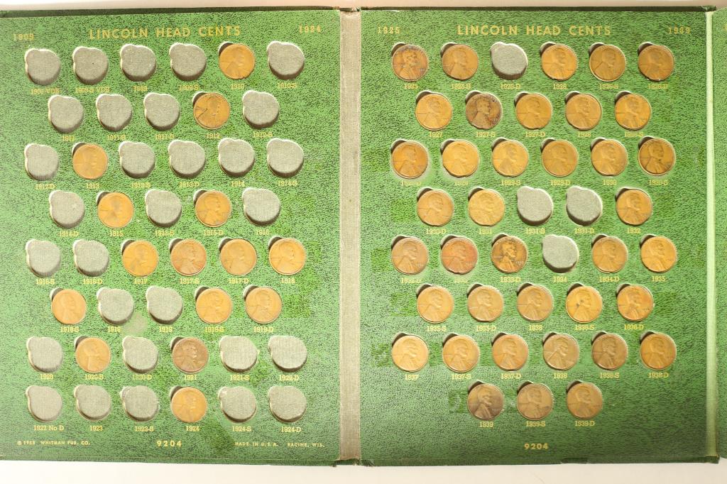 PARTIAL 1909-1965 LINCOLN CENT ALBUM (1 of 3)
