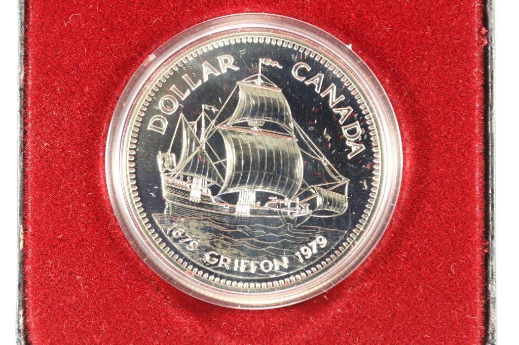 1979 CANADA GRIFFON PROOF SILVER DOLLAR (1 of 3)