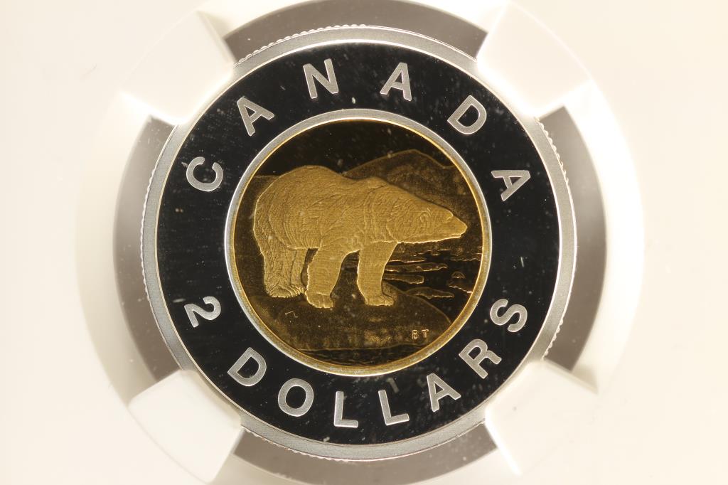 2018 GILT CANADA SILVER $2 POLAR BEAR FROM SILVER (1 of 3)