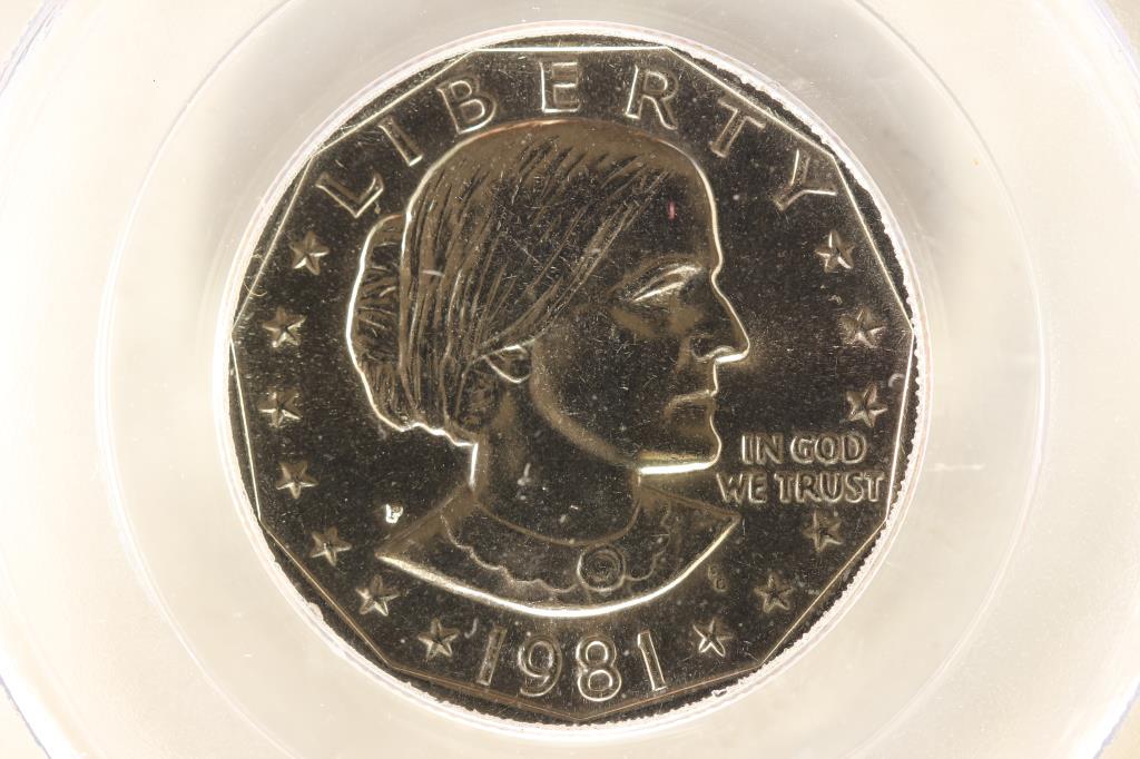1981-P SBA DOLLAR PCGS MS65 (1 of 3)
