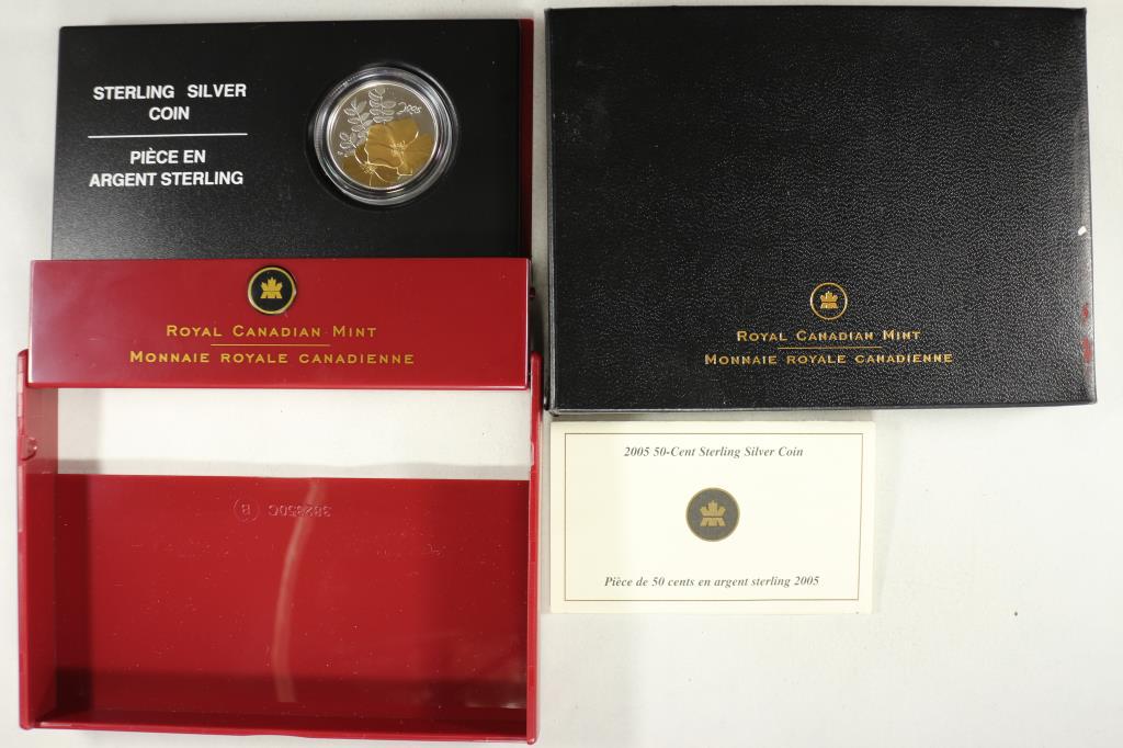 2005 CANADA 50 CENT STERLING SILVER COIN (1 of 3)