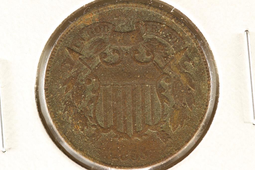 1865 US TWO CENT PIECE (1 of 2)