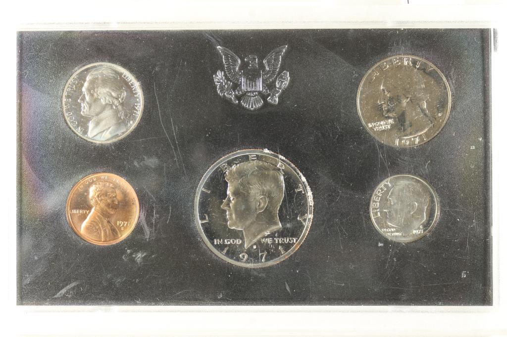 1971 US PROOF SET (WITHOUT BOX) (1 of 2)
