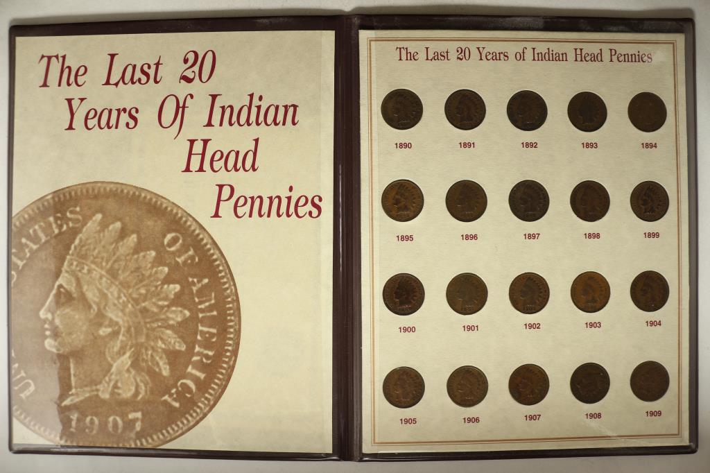 THE LAST 20 YEARS OF INDIAN HEAD PENNIES (1 of 3)