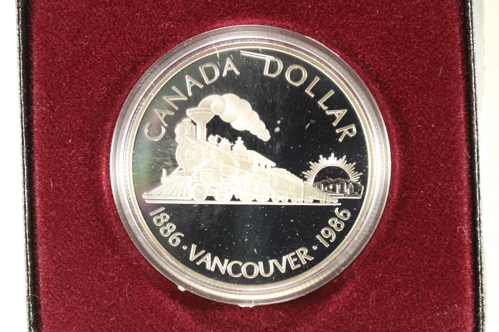 1986 CANADA VANCOUVER PROOF SILVER DOLLAR (1 of 4)