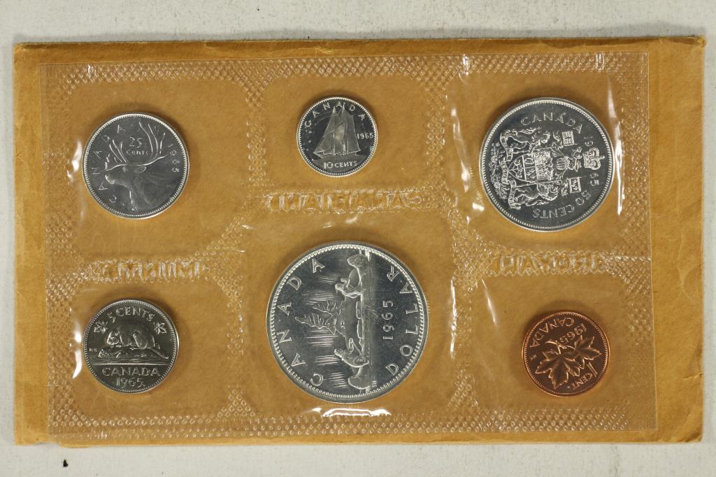 1965 SILVER CANADA (PF LIKE) SET WITH ENVELOPE (1 of 2)