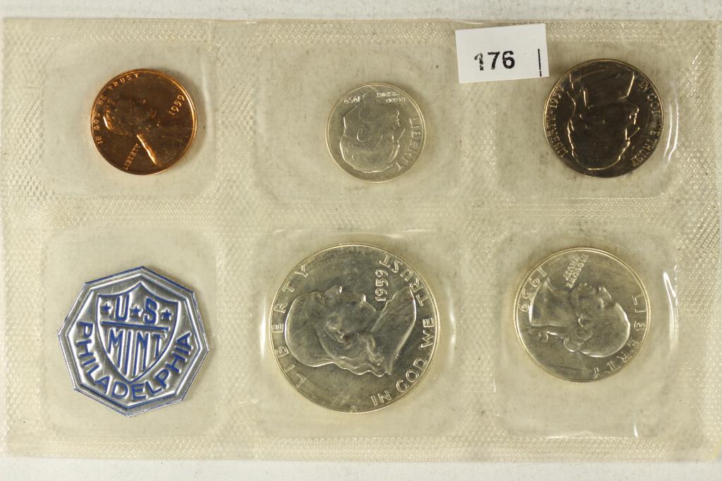 1959 US SILVER PROOF SET (WITHOUT ENVELOPE) (1 of 2)