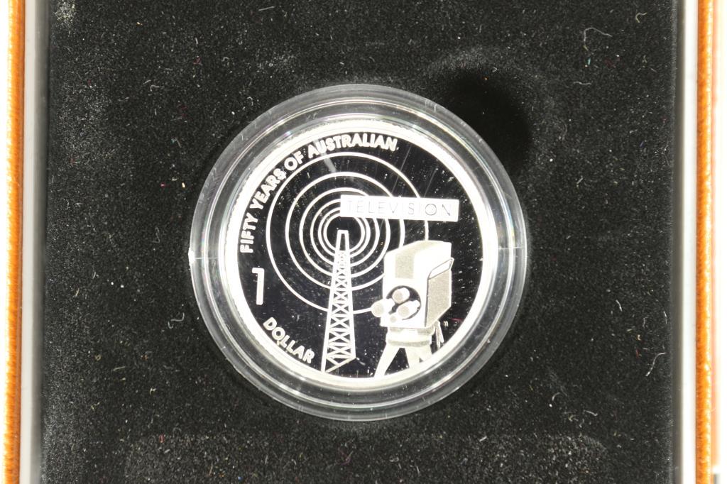 2006 AUSTRALIAN $1 FINE SILVER PROOF COIN 50 YEARS (1 of 3)