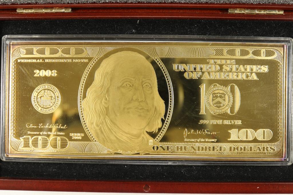 2008 $100 GOLDEN PROOF, 1 FULL OZ. OF .999 PURE (1 of 3)
