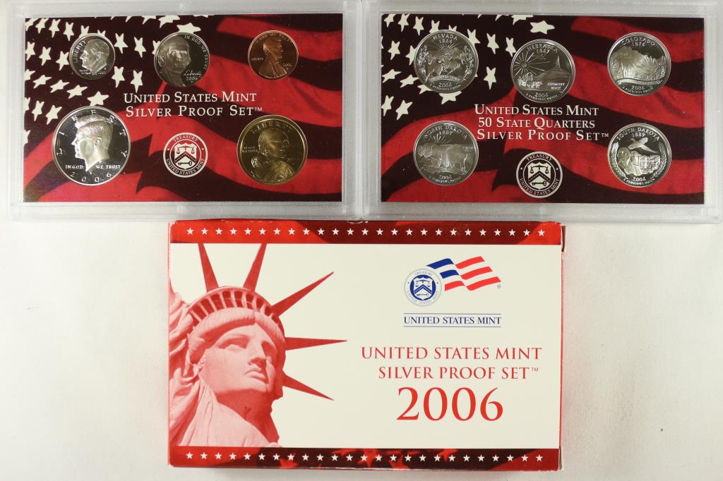 2006 US SILVER PROOF SET (WITH BOX) (1 of 2)