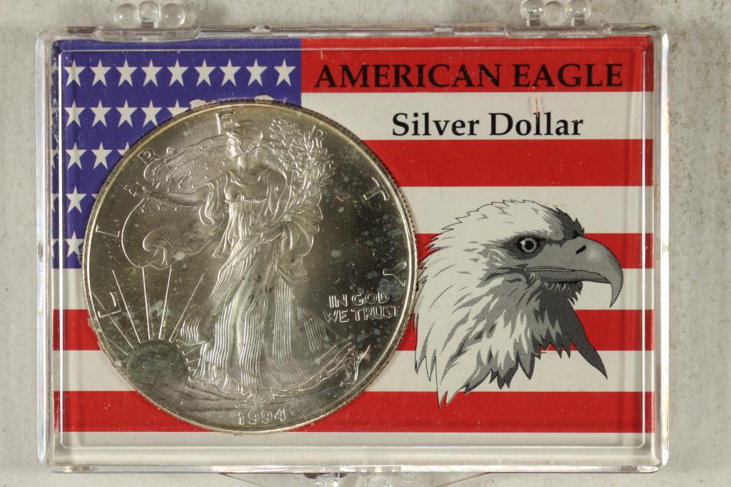 1994 AMERICAN SILVER EAGLE BRILLIANT UNC (1 of 2)