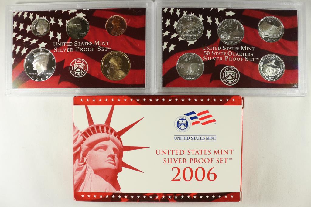 2006 US SILVER PROOF SET (WITH BOX) (1 of 2)