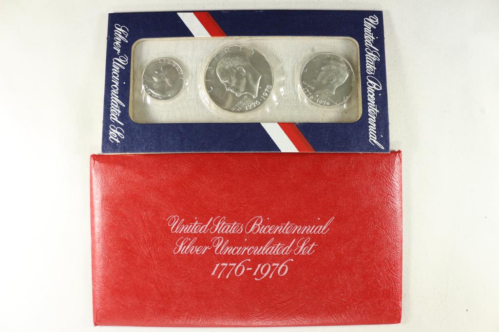 1976 US BICENTENNIAL SILVER UNC SET (1 of 2)