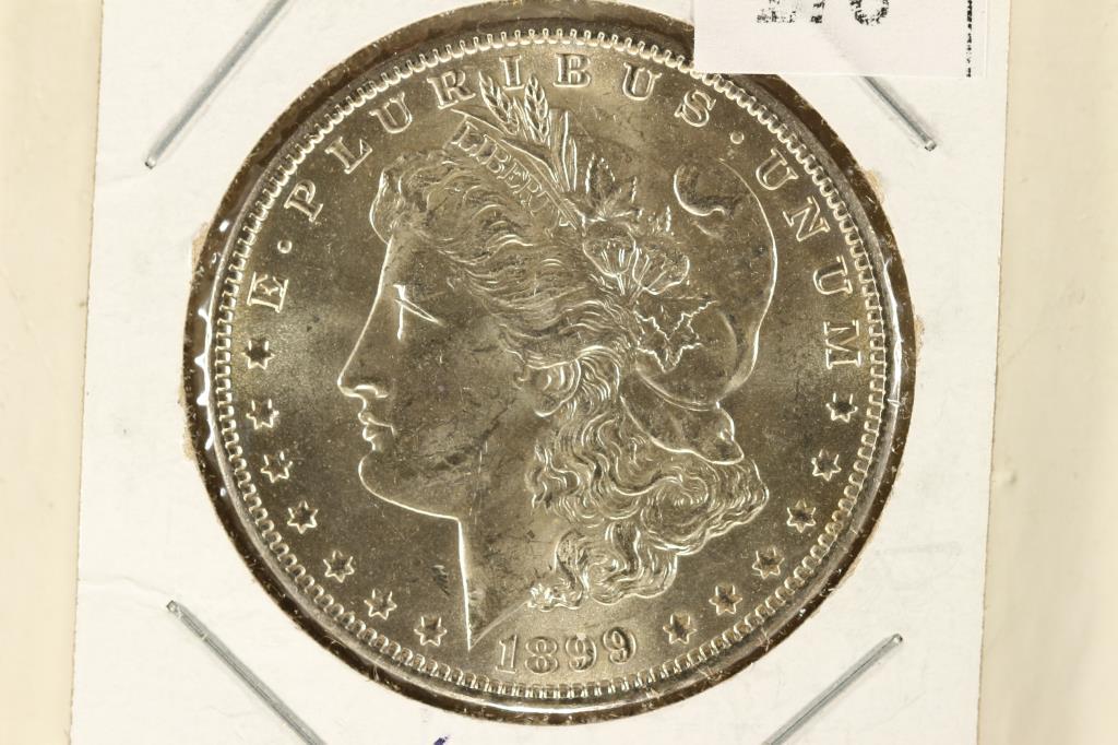 1899-O MORGAN SILVER DOLLAR BU (1 of 2)