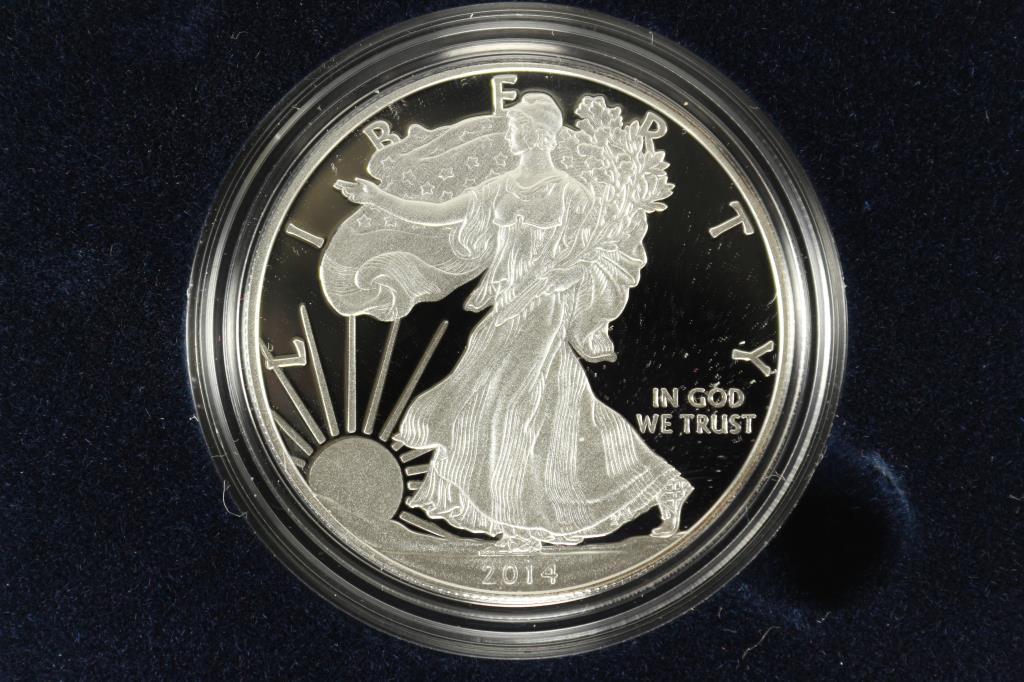 2014-W PROOF AMERICAN SILVER EAGLE (1 of 3)