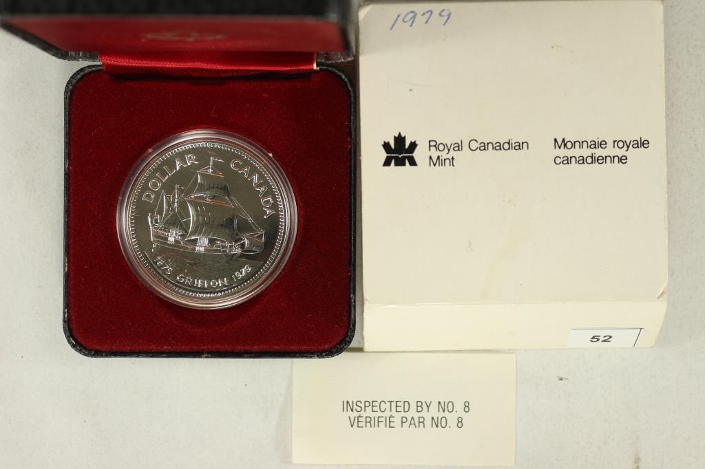 1979 CANADA GRIFFON SILVER DOLLAR PROOF (1 of 3)
