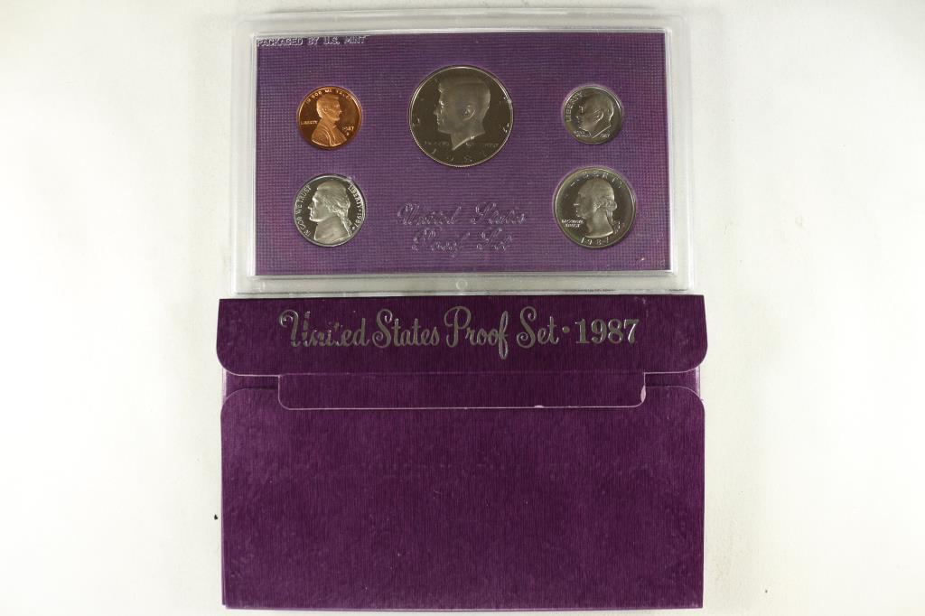 1987 US PROOF SET (WITH BOX) (1 of 2)