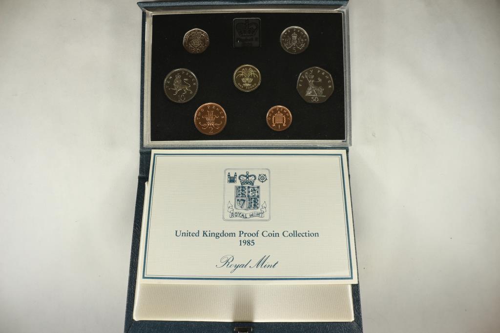 1985 UNITED KINGDOM PROOF COIN COLLECTION (1 of 3)