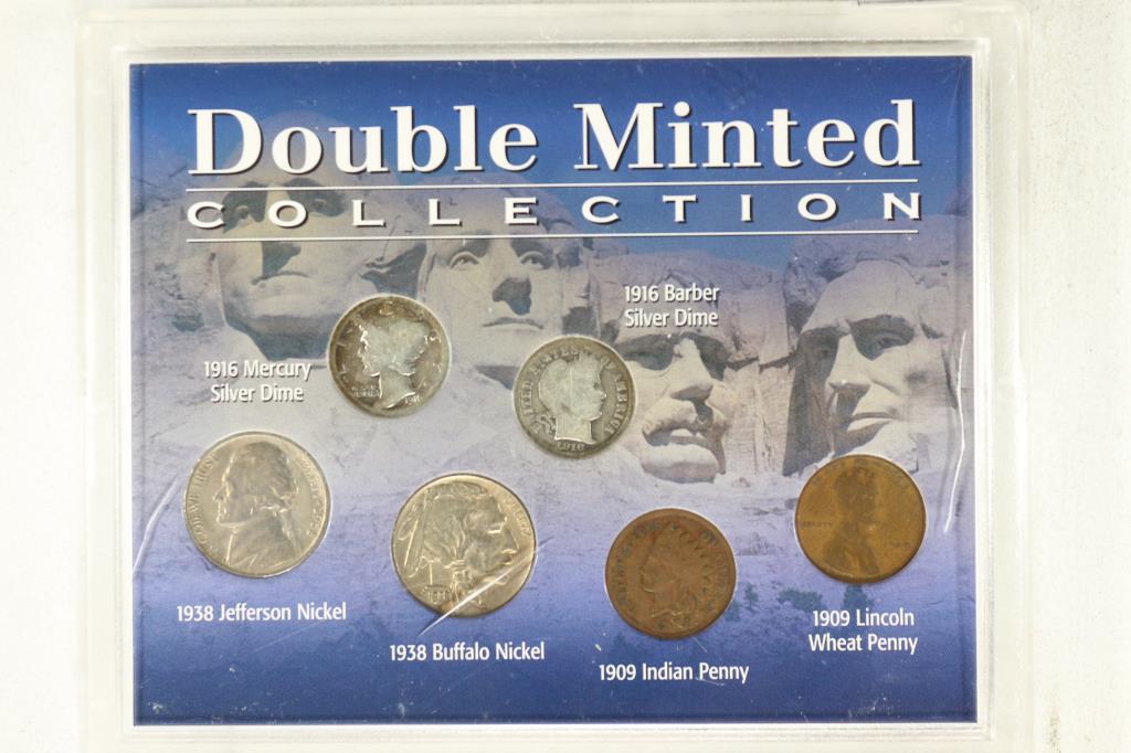 DOUBLE MINTED COLLECTION CONTAINS: 1909 (1 of 2)