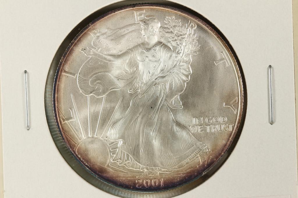 2001 AMERICAN SILVER EAGLE BRILLIANT UNC (1 of 2)