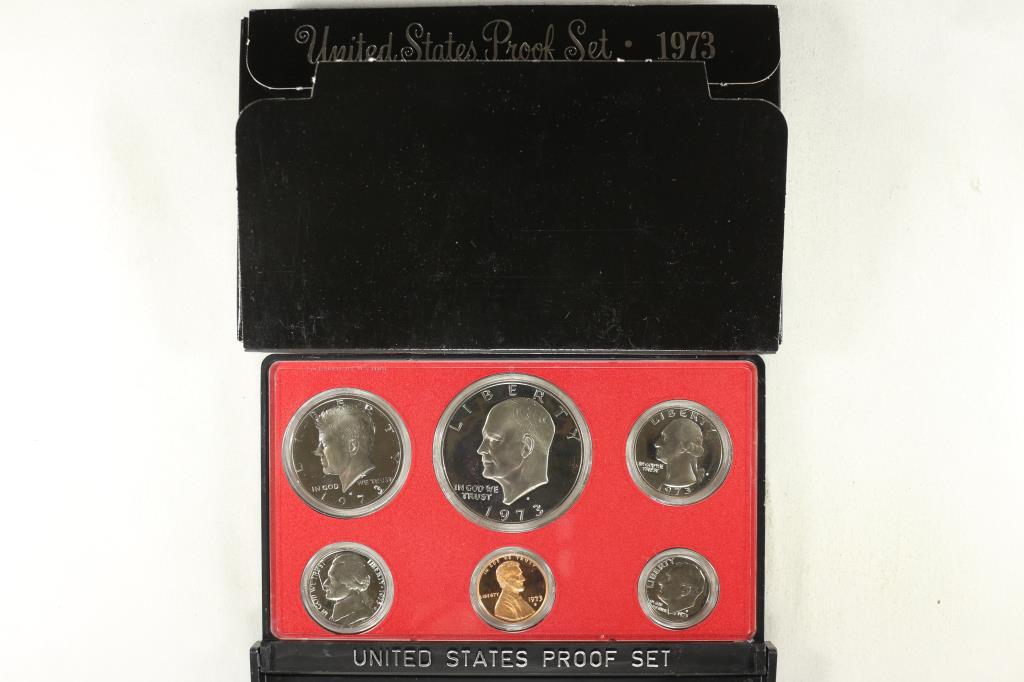 1973 US PROOF SET (WITH BOX) (1 of 2)