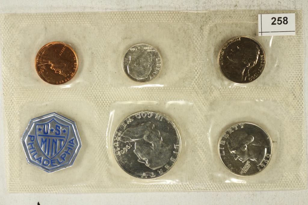 1960 US SILVER PROOF SET (WITHOUT ENVELOPE) (1 of 2)
