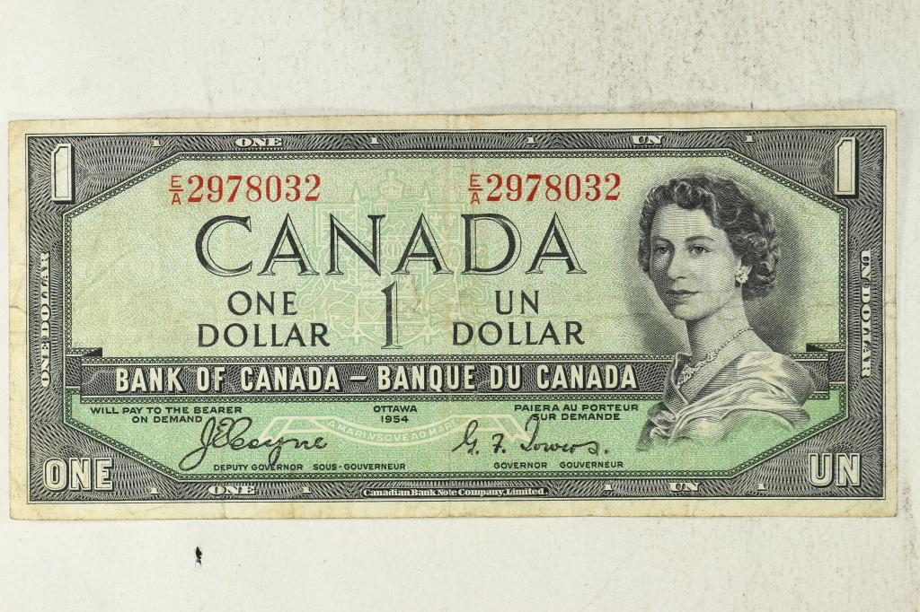 1954 CANADA DEVILS HEAD DOLLAR (1 of 2)