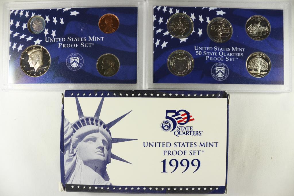 1999 US PROOF SET (WITH BOX) (1 of 2)