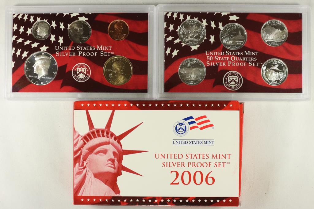 2006 US SILVER PROOF SET (WITH BOX) (1 of 2)