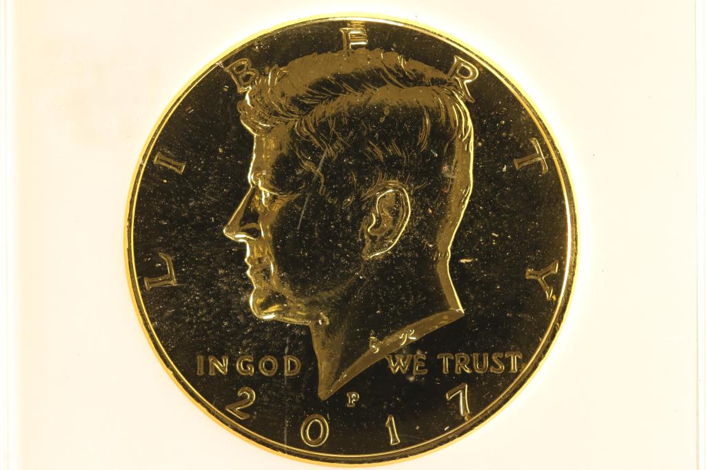 2017 GOLD ENRICHED UNC KENNEDY HALF DOLLAR (1 of 4)